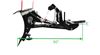 vehicle snowplow steel cutting edge detail k2 for 2 inch hitches - 82 wide x 19 tall