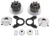 disc brakes hub and rotor kodiak brake kit - 11 inch hub/rotor 8 on 6-1/2 raw finish 10 000 lbs