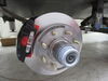 2017 keystone montana fifth wheel  trailer brakes hub and rotor assembly on a vehicle