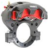 disc brakes 10000 lbs axle kodiak brake kit - 11 inch rotor 8 on 6-1/2 e-coat finish leaf spring 10 000-lb dexter
