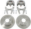 rotor 3500 lbs axle kodiak disc brake kit - 10 inch 5 on 4-1/2 stainless steel 3 500