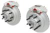 trailer brakes hub and rotor assembly kodiak disc brake kit - 13 inch hub/rotor 8 on 6-1/2 dacromet 000-lb al-ko/quality