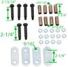 suspension kits boat trailer camper car hauler snowmobile utility dexter heavy-duty kit for tandem-axle trailers - 1-3/4 inch wide double-eye springs