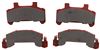 trailer brakes brake pads replacement for dexter disc - 3 500 lbs semi-metallic qty 4