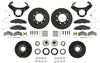 disc brakes hub and rotor dexter brake kit - 12-1/4 inch hub/rotor oil 8 on 6-1/2 e-coat 000 lbs