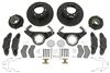 disc brakes hub and rotor dexter brake kit - 12 inch hub/rotor 6 on 5-1/2 e-coat 6k nev-r-lube