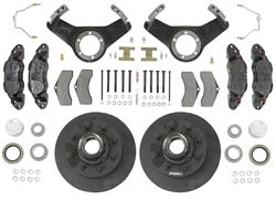 Dexter Disc Brake Kit - 12-1/4" Hub/Rotor - Grease - 8 on 6-1/2 - E-Coat - 7,000 lbs