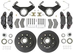 Dexter Disc Brake Kit - 12-1/4" Hub/Rotor - Grease - 8 on 6-1/2 - E-Coat - 7,000 lbs