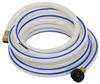 yes - with drinking hose sewer valterra rv starter kit w pure power blue and bucket 25' fresh water 10'