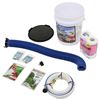 yes - with drinking hose power adapter valterra rv starter kit w pure blue and bucket 25' fresh water 10' sewer