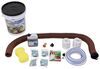 shampoo wax wash and in one valterra rv starter kit w pure power blue - 25' fresh water hose 20' sewer
