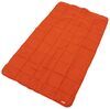 patterned solid color kelty bestie outdoor blanket - 6' 3 inch long x 3' 6 wide orange and red