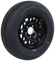 Kenda Karrier ST175/80R13 Radial Trailer Tire with 13" Black Mesh Wheel - 5 on 4-1/2 - LR C - KE23JR