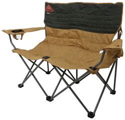 Kelty Loveseat Camp Chair - 19" Tall Seat - Light and Dark Brown - KE34AR