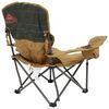chairs folding kelty lowdown camp chair - 12 inch tall seat light and dark brown
