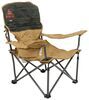 chairs 350 lb weight capacity kelty lowdown camp chair - 12 inch tall seat light and dark brown