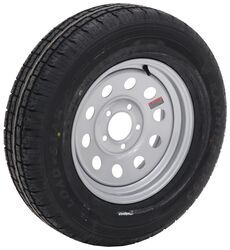 Kenda Karrier KR53 ST205/75R15 Radial Trailer Tire with 15" Silver Mod Wheel - 5 on 4-3/4 - KE42EV