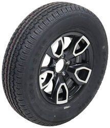 Karrier ST205/75R15 Radial Trailer Tire with 15" Aluminum Wheel - 5 on 4-1/2 - Load Range C - KE43JR