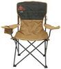 chairs 300 lb weight capacity kelty essential camp chair - 16-1/2 inch tall seat light and dark brown