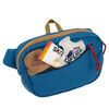 0  fanny pack kelty stub - blue with tan trim 1 liter