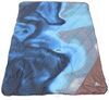 tie dye 72l x 55w inch kelty galactic outdoor down blanket - 6' long 4' 7 wide purple and blue