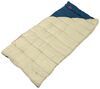 adult 30 degrees kelty catena sleeping bag - rectangular degree off-white and dark blue