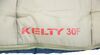 adult 6 feet 0 inches kelty catena sleeping bag - rectangular 30 degree off-white and dark blue
