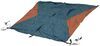 tailgate mount kelty waypoint car awning - 11' long x 13' 9 inch wide dark teal and orange