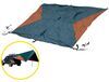 tailgate mount cars trucks vans suvs kelty waypoint car awning - 11' long x 13' 9 inch wide dark teal and orange
