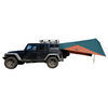 0  tailgate mount kelty waypoint car awning - 11' long x 13' 9 inch wide dark teal and orange