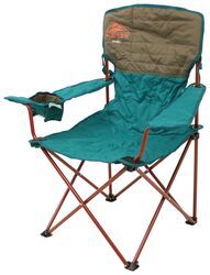 Kelty Essential Camp Chair - 16-1/2" Tall Seat - Teal and Brown
