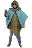 patterned solid color kelty hoodligan - blanket and hooded poncho 5' 11 inch long x wide