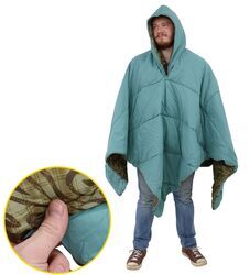 Kelty Hoodligan - Blanket and Hooded Poncho - 5' 11" Long x 5' 11" Wide - KE64TR