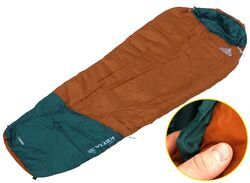 Kelty Mistral Kids Sleeping Bag - Mummy - 20 Degree - Burnt Orange and Deep Teal