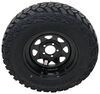 tire with wheel 15 inch loadstar st235/75r15 radial off-road w/ black spoke - 5 on 4-1/2 lr d