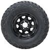 tire with wheel 5 on 4-1/2 inch loadstar st235/75r15 radial off-road w/ 15 black spoke - lr d
