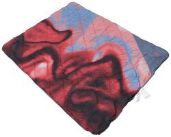 Kelty Galactic Outdoor Down Blanket - 6' Long x 4' 7" Wide - Lavender and Red - KE85CR
