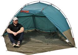 Kelty Cabana Sun Shelter - 45-1/2 sq ft - Deep Teal and Brown - KE88TR