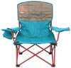 chairs 350 lb weight capacity kelty lowdown camp chair - 12 inch tall seat teal and brown