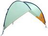 canopy tent shelter kelty sunshade - movable wall 78 sq ft orange and light blue