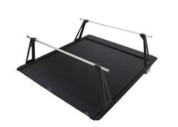 Pace Edwards UltraGroove Retractable Tonneau Cover w Ladder Rack - Electric - Aluminum - Matte Black