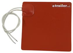 Kat's Heaters Oil or Transmission Pan Heating Pad - 5" x 5" - 12V - 75 Watts