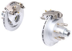Kodiak Disc Brakes - 12" Hub/Rotor - 6 on 5-1/2 - Dacromet/Stainless - 5.2K to 6K - E-Z Lube - KOD56FR