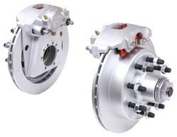 Kodiak Disc Brakes - 13" Hub/Rotor - 8 on 6-1/2 - Dacromet - 7,000 lbs - E-Z Lube