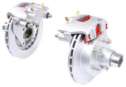 Kodiak Disc Brakes - 10" Hub/Rotor - 5 on 4-1/2 - Dacromet - 3,500 lbs - E-Z Lube - KOD67FR