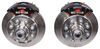 disc brakes hub and rotor kodiak - 13 inch hub/rotor 8 on 6-1/2 raw/e-coat 8k e-z lube dexter