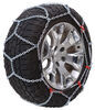 tire chains on road or off konig - diamond pattern square link assisted tensioning 1 pair