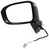 replacement standard mirror electric k-source side - textured black driver