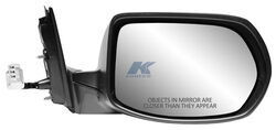K-Source Replacement Side Mirror - Electric - Textured Black - Passenger Side