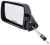 K-Source Replacement Side Mirror - Manual Remote - Black - Driver Side Fits Driver Side KS60032C